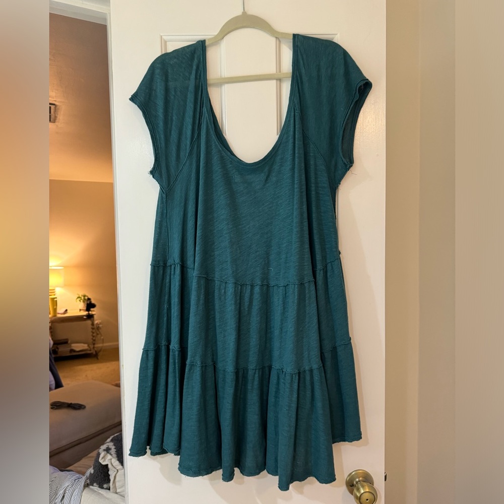 Free people teal tunic